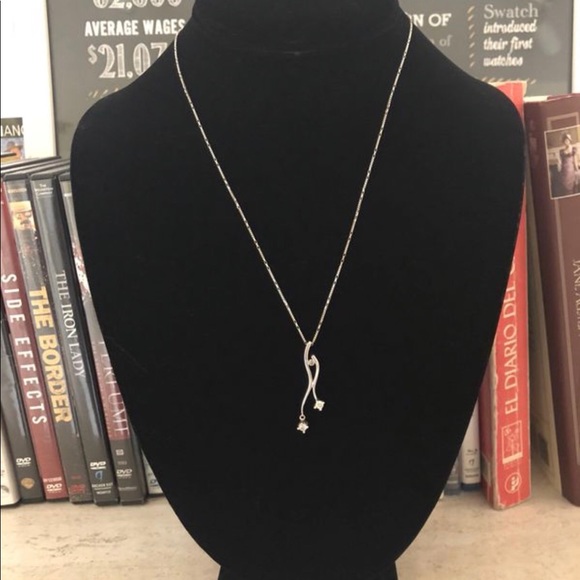 Italy 585 14K 18 inch white gold necklace - Picture 1 of 1